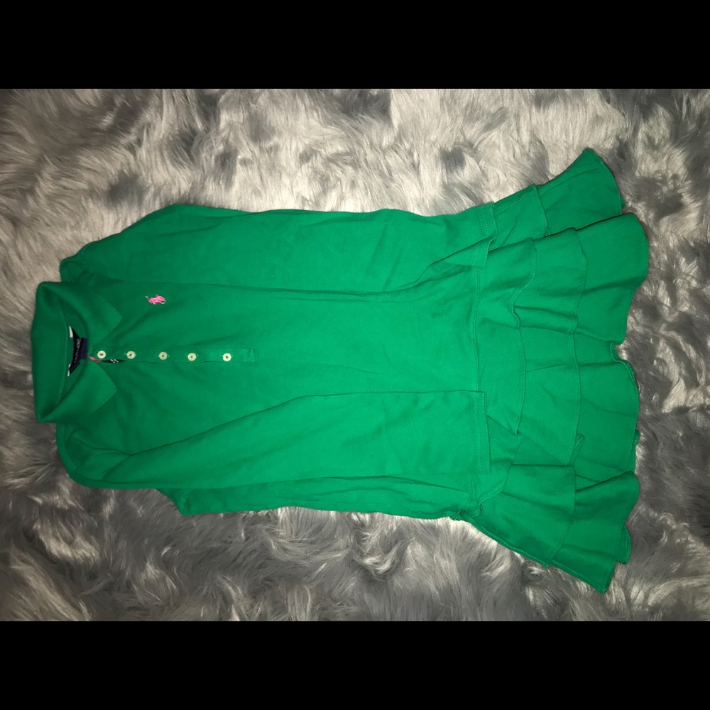 Ralph Laren ruffle dress M 10/12
